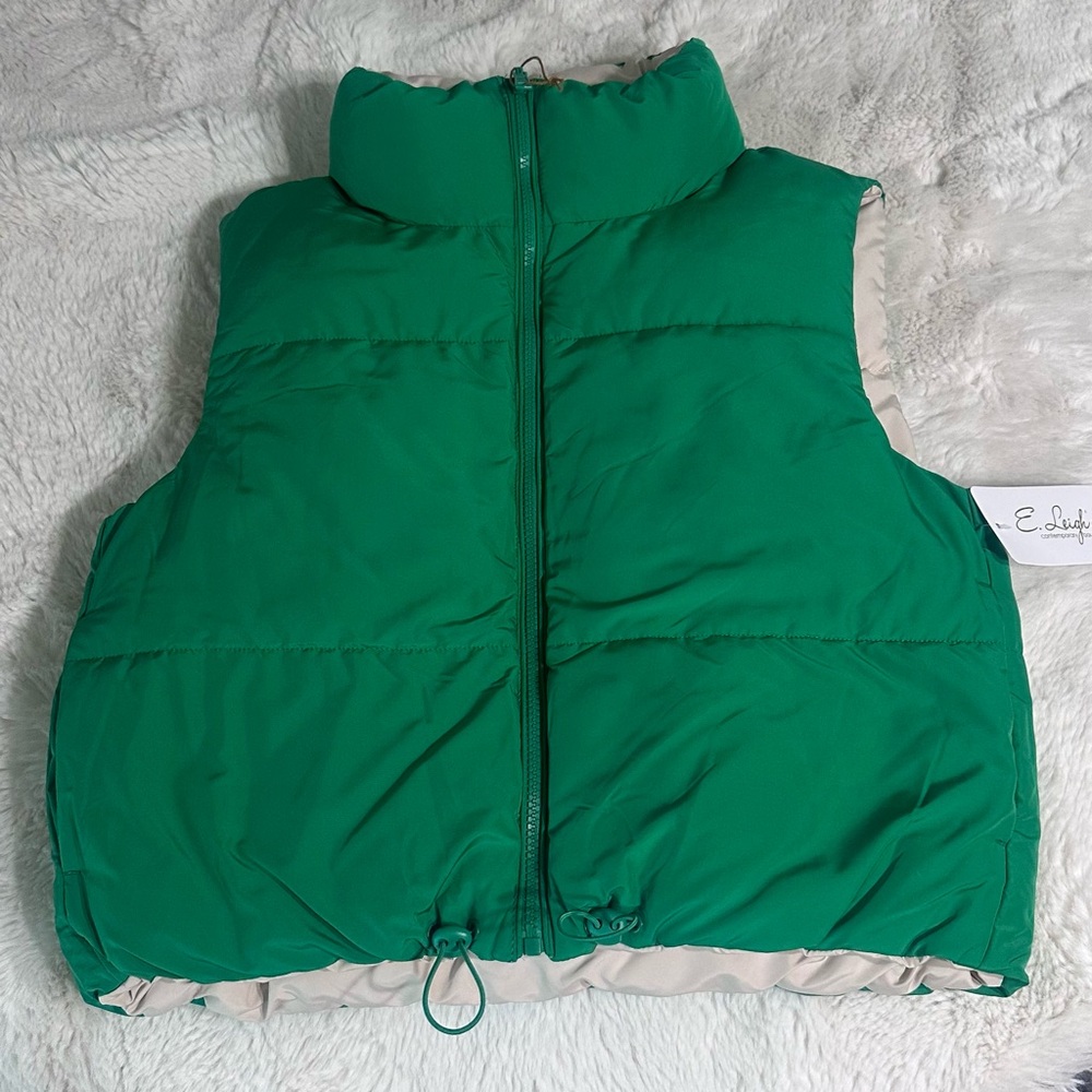 Green Puffer Vest